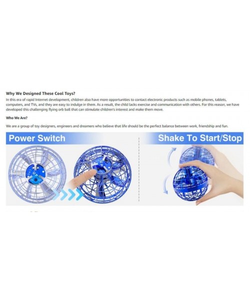 2024 Flying Orb Ball Toy, Hand Drone Orbit, Hand Controlled Boomerang Hover Ball, Cosmic Globe Boomerang Hover Ball Galactic Fidget Spinner, Cool Toys Gift for Boys Girls Teens Outdoor Toys, Halloween, Easter, Christmas Gifts(Blue) 2024 Flying Orb Ball Toy, Hand Drone Orbit, Hand Controlled Boomerang Hover Ball, Cosmic Globe Boomerang Hover Ball Galactic Fidget Spinner, Cool Toys Gift for Boys Girls Teens Outdoor Toys, Halloween, Easter, Christmas Gifts(Blue)