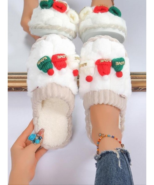 Women's 2024 Solid Color Fluffy Plush Soft Anti-skid Slippers for Gift, Casual Comfortable Home Slippers, Warm Slippers for Indoor & Outdoor Use for All Seasons, Girl's Shoe, Walking Shoes, Footwear Women's 2024 Solid Color Fluffy Plush Soft Anti-skid Slippers for Gift, Casual Comfortable Home Slippers, Warm Slippers for Indoor & Outdoor Use for All Seasons, Girl's Shoe, Walking Shoes, Footwear