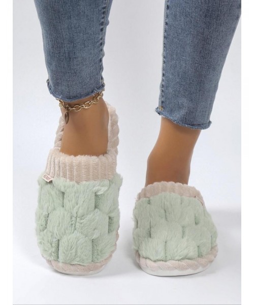 Women's 2024 Solid Color Fluffy Plush Soft Anti-skid Slippers for Gift, Casual Comfortable Home Slippers, Warm Slippers for Indoor & Outdoor Use for All Seasons, Girl's Shoe, Walking Shoes, Footwear Women's 2024 Solid Color Fluffy Plush Soft Anti-skid Slippers for Gift, Casual Comfortable Home Slippers, Warm Slippers for Indoor & Outdoor Use for All Seasons, Girl's Shoe, Walking Shoes, Footwear