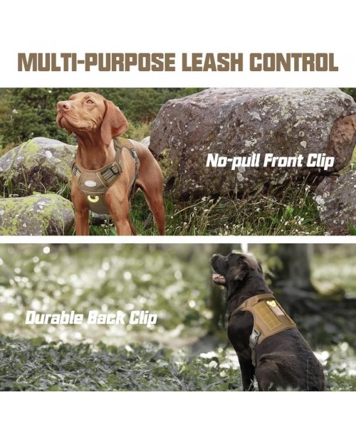 Tactical Dog Harness for Small to Large Dogs , Durable Reflective Dog Harness, Easy to Control, Large Dogs No Pull Adjustable Pet Harness, Dog & Cat Accessories, Pet Supplies Tactical Dog Harness for Small to Large Dogs , Durable Reflective Dog Harness, Easy to Control, Large Dogs No Pull Adjustable Pet Harness, Dog & Cat Accessories, Pet Supplies