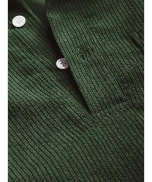 Men's Plain Pocket Button Half Placket Corduroy Shirt for Spring, Shirts for Men, Regular Fit Streetwear Long Sleeve Collared Top for Fall Winter, Fall Clothes, Men Clothes, Fall Outfits, Fallfreshness Men's Plain Pocket Button Half Placket Corduroy Shirt for Spring, Shirts for Men, Regular Fit Streetwear Long Sleeve Collared Top for Fall Winter, Fall Clothes, Men Clothes, Fall Outfits, Fallfreshness