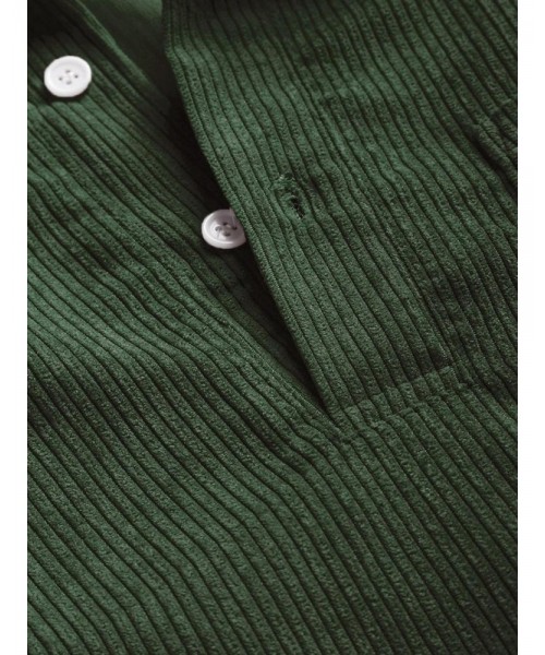 Men's Plain Pocket Button Half Placket Corduroy Shirt for Spring, Shirts for Men, Regular Fit Streetwear Long Sleeve Collared Top for Fall Winter, Fall Clothes, Men Clothes, Fall Outfits, Fallfreshness Men's Plain Pocket Button Half Placket Corduroy Shirt for Spring, Shirts for Men, Regular Fit Streetwear Long Sleeve Collared Top for Fall Winter, Fall Clothes, Men Clothes, Fall Outfits, Fallfreshness