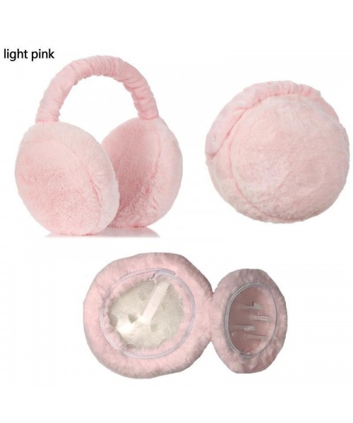 Solid Color Plush Earmuffs, Soft Ear Warmer, Foldable Ear Muffs, Comfortable Coldproof Earmuffs for Winter Outdoor