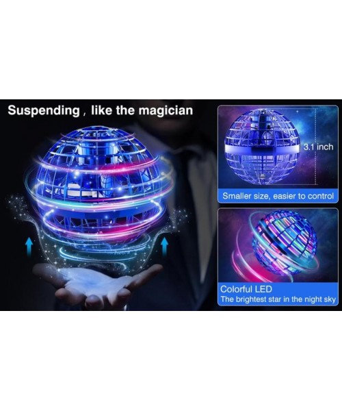 2024 Flying Orb Ball Toy, Hand Drone Orbit, Hand Controlled Boomerang Hover Ball, Cosmic Globe Boomerang Hover Ball Galactic Fidget Spinner, Cool Toys Gift for Boys Girls Teens Outdoor Toys, Halloween, Easter, Christmas Gifts(Blue) 2024 Flying Orb Ball Toy, Hand Drone Orbit, Hand Controlled Boomerang Hover Ball, Cosmic Globe Boomerang Hover Ball Galactic Fidget Spinner, Cool Toys Gift for Boys Girls Teens Outdoor Toys, Halloween, Easter, Christmas Gifts(Blue)