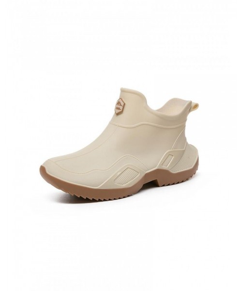 Women's Fashionable Letter Label Design Ankle Boots As Birthday Gifts, Casual Waterproof Non-slip Rain Boots for Outdoor, Female All-match Round Toe Shoes for Summer 2024 Women's Fashionable Letter Label Design Ankle Boots As Birthday Gifts, Casual Waterproof Non-slip Rain Boots for Outdoor, Female All-match Round Toe Shoes for Summer 2024