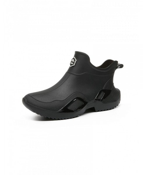 Women's Fashionable Letter Label Design Ankle Boots As Birthday Gifts, Casual Waterproof Non-slip Rain Boots for Outdoor, Female All-match Round Toe Shoes for Summer 2024 Women's Fashionable Letter Label Design Ankle Boots As Birthday Gifts, Casual Waterproof Non-slip Rain Boots for Outdoor, Female All-match Round Toe Shoes for Summer 2024