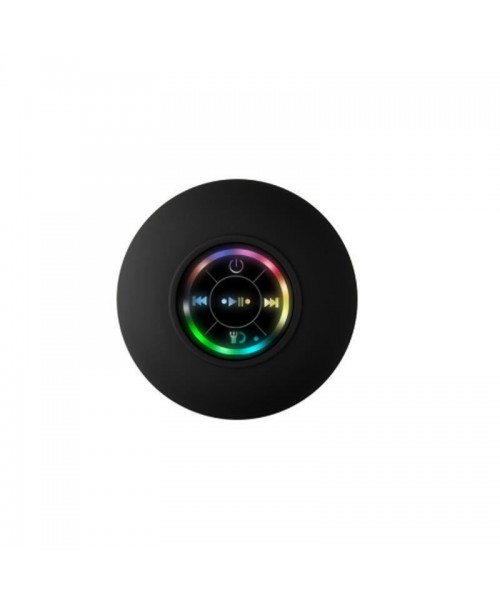 Mini Bluetooth Shower Speaker with LED light, Portable IPX4 Waterproof, Hands-Free Speakerphone. Rechargeable Using Micro USB, Wireless Stereo for Beach, Shower & Home Mini Bluetooth Shower Speaker with LED light, Portable IPX4 Waterproof, Hands-Free Speakerphone. Rechargeable Using Micro USB, Wireless Stereo for Beach, Shower & Home