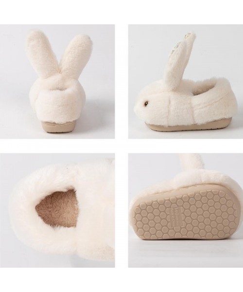 Girls Toddler Slippers Boys House Shoes For Little Kids Cute with Bunny Design Plush Indoor Slippers Non-Slip Girls Toddler Slippers Boys House Shoes For Little Kids Cute with Bunny Design Plush Indoor Slippers Non-Slip