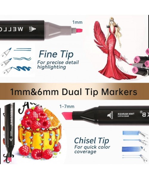 Alcohol Markers,80/120/168 Dual Tip Blender Art Markers for Coloring,Illustrations and Sketching,Alcohol Based Markers with Carrying Case Alcohol Markers,80/120/168 Dual Tip Blender Art Markers for Coloring,Illustrations and Sketching,Alcohol Based Markers with Carrying Case