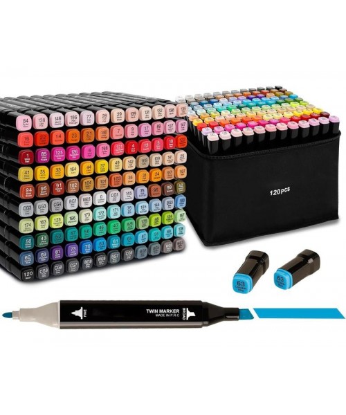 Alcohol Markers,80/120/168 Dual Tip Blender Art Markers for Coloring,Illustrations and Sketching,Alcohol Based Markers with Carrying Case Alcohol Markers,80/120/168 Dual Tip Blender Art Markers for Coloring,Illustrations and Sketching,Alcohol Based Markers with Carrying Case