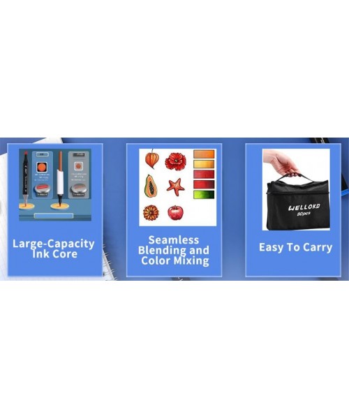 Alcohol Markers,80/120/168 Dual Tip Blender Art Markers for Coloring,Illustrations and Sketching,Alcohol Based Markers with Carrying Case Alcohol Markers,80/120/168 Dual Tip Blender Art Markers for Coloring,Illustrations and Sketching,Alcohol Based Markers with Carrying Case