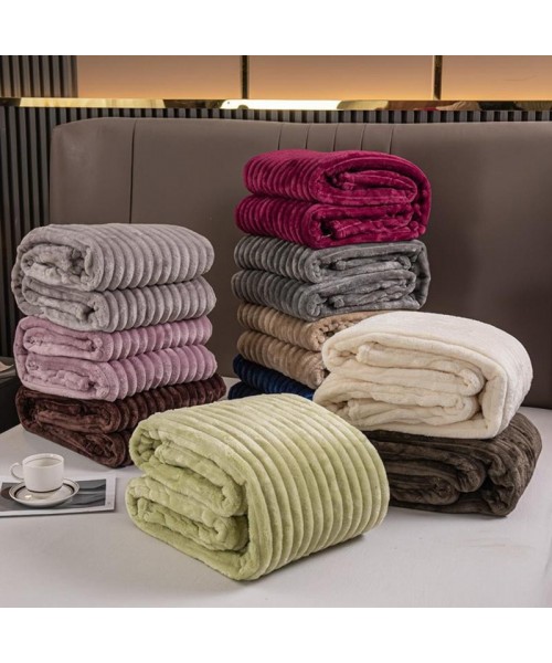 Solid Color Blanket, 1 Count Soft Comfortable Skin-friendly Warm Throw, Bedroom Refresh Decor for Bed Sofa Home Dormitory Solid Color Blanket, 1 Count Soft Comfortable Skin-friendly Warm Throw, Bedroom Refresh Decor for Bed Sofa Home Dormitory