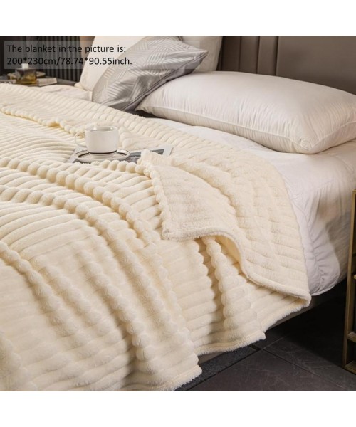 Solid Color Blanket, 1 Count Soft Comfortable Skin-friendly Warm Throw, Bedroom Refresh Decor for Bed Sofa Home Dormitory Solid Color Blanket, 1 Count Soft Comfortable Skin-friendly Warm Throw, Bedroom Refresh Decor for Bed Sofa Home Dormitory