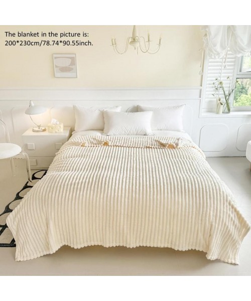 Solid Color Blanket, 1 Count Soft Comfortable Skin-friendly Warm Throw, Bedroom Refresh Decor for Bed Sofa Home Dormitory Solid Color Blanket, 1 Count Soft Comfortable Skin-friendly Warm Throw, Bedroom Refresh Decor for Bed Sofa Home Dormitory