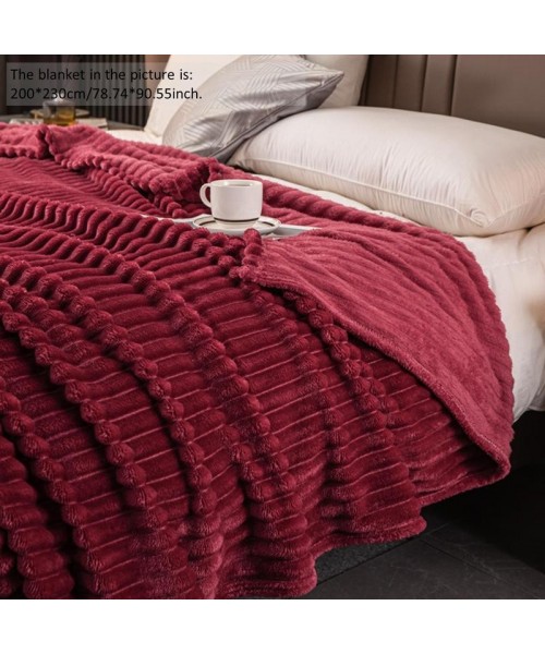 Solid Color Blanket, 1 Count Soft Comfortable Skin-friendly Warm Throw, Bedroom Refresh Decor for Bed Sofa Home Dormitory Solid Color Blanket, 1 Count Soft Comfortable Skin-friendly Warm Throw, Bedroom Refresh Decor for Bed Sofa Home Dormitory