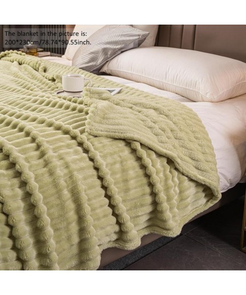 Solid Color Blanket, 1 Count Soft Comfortable Skin-friendly Warm Throw, Bedroom Refresh Decor for Bed Sofa Home Dormitory Solid Color Blanket, 1 Count Soft Comfortable Skin-friendly Warm Throw, Bedroom Refresh Decor for Bed Sofa Home Dormitory