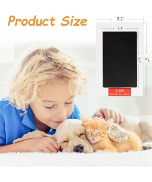 Paw Print Kit, 4-Pcs Ink Pads + 2 Photo Frame, Mess-Free Paw Print Stamp Pad for Dogs & Cats, Clean Touch Ink Pad, Dog Paw & Nose Print Kit, Keepsake Gift For Pet Dogs And Cats, Memorial Gift For Pets, Pet Memorials Paw Print Kit, 4-Pcs Ink Pads + 2 Photo Frame, Mess-Free Paw Print Stamp Pad for Dogs & Cats, Clean Touch Ink Pad, Dog Paw & Nose Print Kit, Keepsake Gift For Pet Dogs And Cats, Memorial Gift For Pets, Pet Memorials