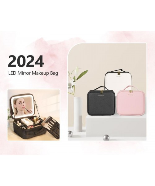 Travel Make-up Case with LED Mirror with 3-colour LED Lighted Adjustable Dividers, Make-up Case with Mirror Make-up Bags mutipul colore Travel Make-up Case with LED Mirror with 3-colour LED Lighted Adjustable Dividers, Make-up Case with Mirror Make-up Bags mutipul colore