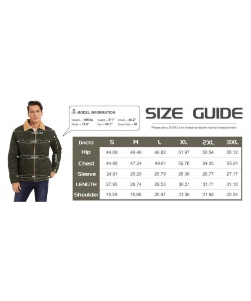 Men's Winter Jacket Sherpa Lined Jacket Warm Trucker Coat Multi Pocket Casual Collared Menswear Tops Underwear Human Men's Winter Jacket Sherpa Lined Jacket Warm Trucker Coat Multi Pocket Casual Collared Menswear Tops Underwear Human