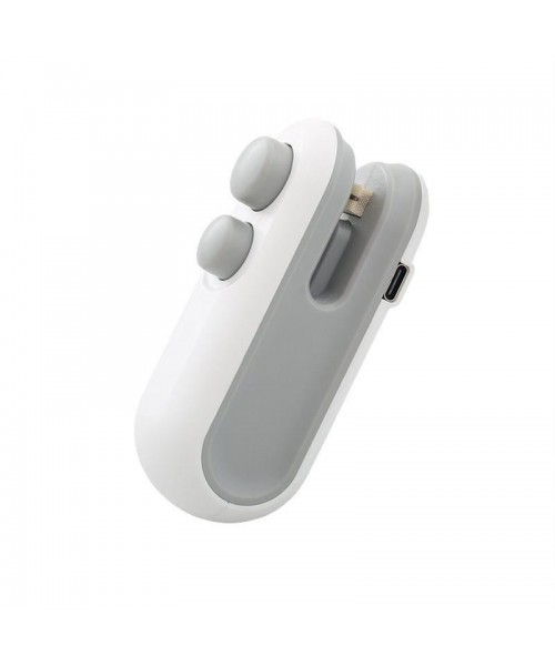 Mini snack bag sealing machine, rechargeable bag sealer, 2 to 1 bag heat sealing machine, chip knife, plastic bag resealing machine, keep food fresh, small sealing machine, USB rechargeable sealing machine, food storage sealing machine