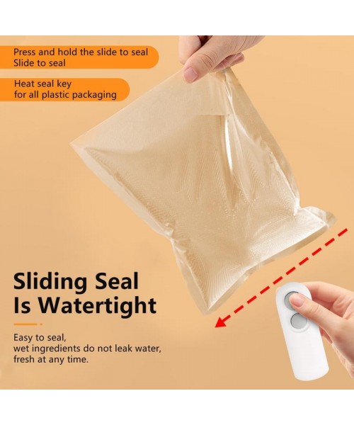 Mini snack bag sealing machine, rechargeable bag sealer, 2 to 1 bag heat sealing machine, chip knife, plastic bag resealing machine, keep food fresh, small sealing machine, USB rechargeable sealing machine, food storage sealing machine