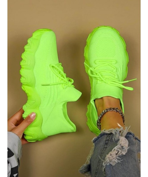 2024 Summer Lace-up Low Top Slip on Women Sneakers, Comfortable Ankle Socks Shoes, Knit Sports Running Shoes, Back To School Women's Workout Sneakers As Gift, for Fall Outfit 2024 Summer Lace-up Low Top Slip on Women Sneakers, Comfortable Ankle Socks Shoes, Knit Sports Running Shoes, Back To School Women's Workout Sneakers As Gift, for Fall Outfit