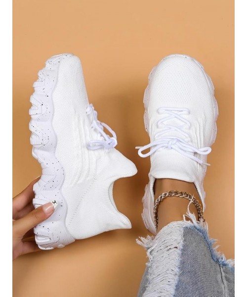 2024 Summer Lace-up Low Top Slip on Women Sneakers, Comfortable Ankle Socks Shoes, Knit Sports Running Shoes, Back To School Women's Workout Sneakers As Gift, for Fall Outfit 2024 Summer Lace-up Low Top Slip on Women Sneakers, Comfortable Ankle Socks Shoes, Knit Sports Running Shoes, Back To School Women's Workout Sneakers As Gift, for Fall Outfit