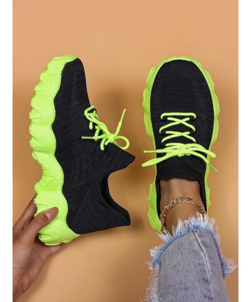 2024 Summer Lace-up Low Top Slip on Women Sneakers, Comfortable Ankle Socks Shoes, Knit Sports Running Shoes, Back To School Women's Workout Sneakers As Gift, for Fall Outfit 2024 Summer Lace-up Low Top Slip on Women Sneakers, Comfortable Ankle Socks Shoes, Knit Sports Running Shoes, Back To School Women's Workout Sneakers As Gift, for Fall Outfit