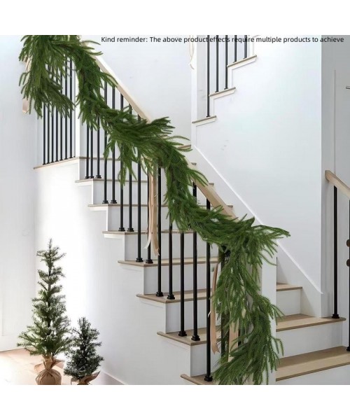 Artificial Pine Hanging Garland, 1 Count 59in Fake Greenery Pine Garland, Decorative Plant for Home Party & Festival & Outdoor Decor Artificial Pine Hanging Garland, 1 Count 59in Fake Greenery Pine Garland, Decorative Plant for Home Party & Festival & Outdoor Decor
