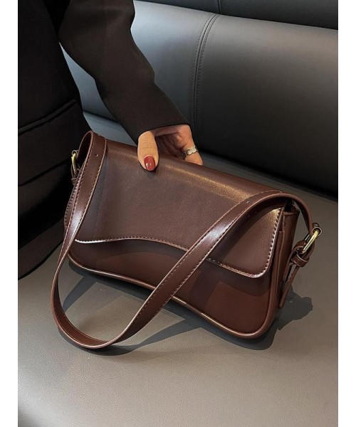 Women's Summer Outfits 2024 Plain Color Saddle Everyday Shoulder Bag & Crossbody Bag, Elegant Magnetic Closure Flap Saddle Bag for Daily & Back To School&nbsp;As Girlfriend Gifts, for Fall Fall Outfits