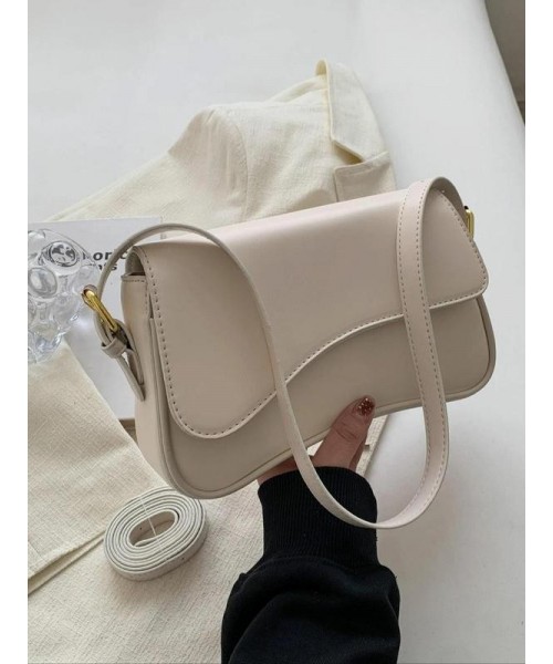 Women's Summer Outfits 2024 Plain Color Saddle Everyday Shoulder Bag & Crossbody Bag, Elegant Magnetic Closure Flap Saddle Bag for Daily & Back To School&nbsp;As Girlfriend Gifts, for Fall Fall Outfits