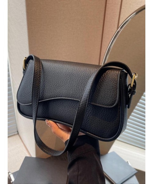 Women's Summer Outfits 2024 Plain Color Saddle Everyday Shoulder Bag & Crossbody Bag, Elegant Magnetic Closure Flap Saddle Bag for Daily & Back To School&nbsp;As Girlfriend Gifts, for Fall Fall Outfits