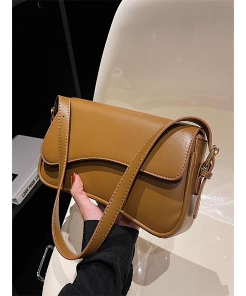 Women's Summer Outfits 2024 Plain Color Saddle Everyday Shoulder Bag & Crossbody Bag, Elegant Magnetic Closure Flap Saddle Bag for Daily & Back To School&nbsp;As Girlfriend Gifts, for Fall Fall Outfits