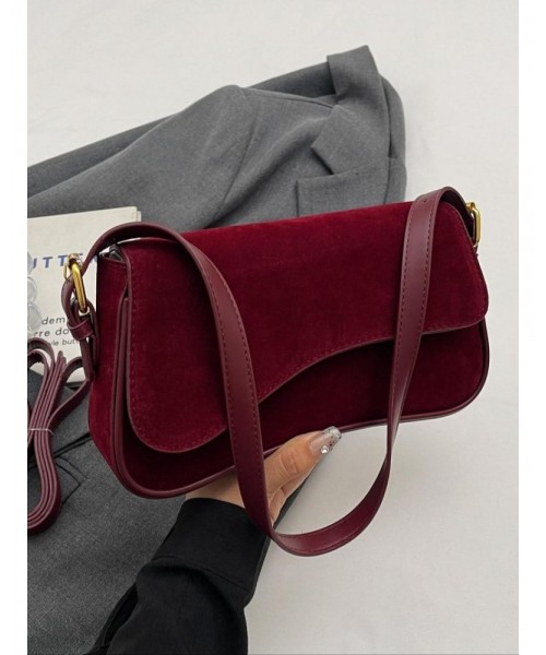 Women's Summer Outfits 2024 Plain Color Saddle Everyday Shoulder Bag & Crossbody Bag, Elegant Magnetic Closure Flap Saddle Bag for Daily & Back To School&nbsp;As Girlfriend Gifts, for Fall Fall Outfits