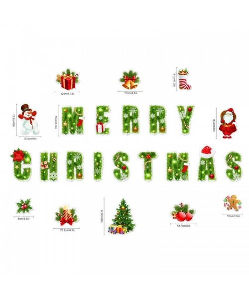 Christmas Themed Magnetic Sticker, 1 Set Cartoon Santa Claus & Reindeer & Tree Pattern&nbsp;Refrigerator Magnets, Holiday Party Atmosphere Enhancer