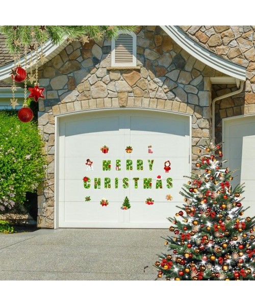 Christmas Themed Magnetic Sticker, 1 Set Cartoon Santa Claus & Reindeer & Tree Pattern&nbsp;Refrigerator Magnets, Holiday Party Atmosphere Enhancer