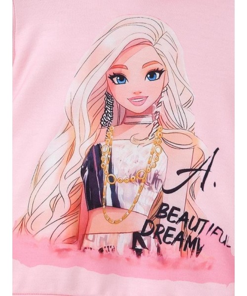 Two-Piece Set Girl's Cartoon Figure Print Sweatshirt & Denim-Effect Print Leggings Set, Casual Fashion Long Sleeve Hooded Pullover & Skinny Pants for Daily Outdoor Wear, Girls Two-piece Outfits for Fall & Winter Two-Piece Set Girl's Cartoon Figure Print Sweatshirt & Denim-Effect Print Leggings Set, Casual Fashion Long Sleeve Hooded Pullover & Skinny Pants for Daily Outdoor Wear, Girls Two-piece Outfits for Fall & Winter