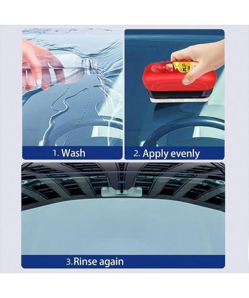 2 Pcs Automotive Oil Film CleaningBrush, Universal Glass Cleaning WipeBoard, Anti-Rain Fog Cleaning GlassBrush, improves Clarity and Visibility 2 Pcs Automotive Oil Film CleaningBrush, Universal Glass Cleaning WipeBoard, Anti-Rain Fog Cleaning GlassBrush, improves Clarity and Visibility