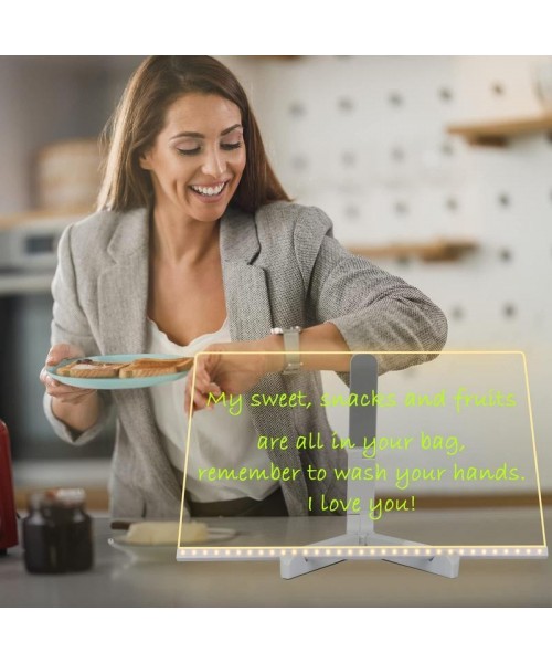 LED Note Board with Colors Acrylic Dry Erase Board with Light Glowing LED Message Board with Stand Light Up and 14 Pins 11.8x7.9 inch LED Whiteboard for Office School Home Kids LED Note Board with Colors Acrylic Dry Erase Board with Light Glowing LED Message Board with Stand Light Up and 14 Pins 11.8x7.9 inch LED Whiteboard for Office School Home Kids