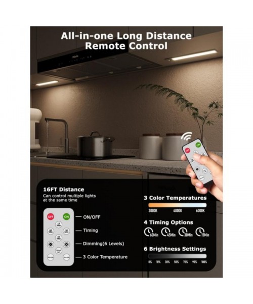 【2/4/8Pack】56LED Under Cabinet Lighting Wireless w/Remote, 11.8'' Motion Sensor Light Indoor Rechargeable Under Cabinet Lights, Magnetic Closet Lights Battery Operated, Under Counter Lights for Kitchen 【2/4/8Pack】56LED Under Cabinet Lighting Wireless w/Remote, 11.8'' Motion Sensor Light Indoor Rechargeable Under Cabinet Lights, Magnetic Closet Lights Battery Operated, Under Counter Lights for Kitchen