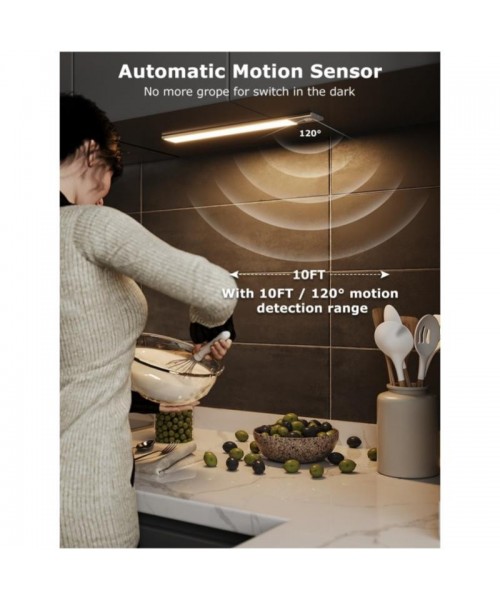 【2/4/8Pack】56LED Under Cabinet Lighting Wireless w/Remote, 11.8'' Motion Sensor Light Indoor Rechargeable Under Cabinet Lights, Magnetic Closet Lights Battery Operated, Under Counter Lights for Kitchen 【2/4/8Pack】56LED Under Cabinet Lighting Wireless w/Remote, 11.8'' Motion Sensor Light Indoor Rechargeable Under Cabinet Lights, Magnetic Closet Lights Battery Operated, Under Counter Lights for Kitchen