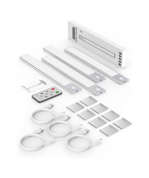 【2/4/8Pack】56LED Under Cabinet Lighting Wireless w/Remote, 11.8'' Motion Sensor Light Indoor Rechargeable Under Cabinet Lights, Magnetic Closet Lights Battery Operated, Under Counter Lights for Kitchen 【2/4/8Pack】56LED Under Cabinet Lighting Wireless w/Remote, 11.8'' Motion Sensor Light Indoor Rechargeable Under Cabinet Lights, Magnetic Closet Lights Battery Operated, Under Counter Lights for Kitchen
