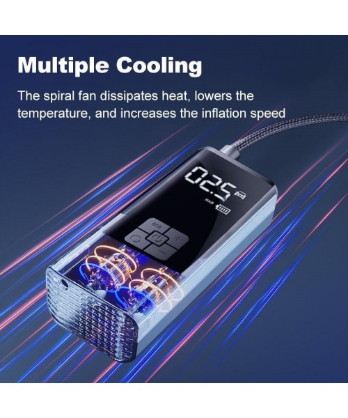 Portable Wireless Car Air Compressor, Automotive Tire Inflator, Multifunctional Electric Tire Inflator Pump for Motorcycle Bicycle AUTO Tyre Balls, Car Repair Tools Portable Wireless Car Air Compressor, Automotive Tire Inflator, Multifunctional Electric Tire Inflator Pump for Motorcycle Bicycle AUTO Tyre Balls, Car Repair Tools