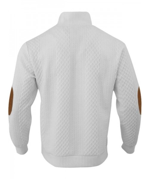 Men's Colorblock Patchwork Jacquard Button Front Sweatshirt, Regular Fit Casual Long Sleeve Stand Collar Sweatshirt for Fall & Winter, Fashion Men's Knitwear for Daily Wear Men's Colorblock Patchwork Jacquard Button Front Sweatshirt, Regular Fit Casual Long Sleeve Stand Collar Sweatshirt for Fall & Winter, Fashion Men's Knitwear for Daily Wear