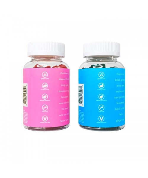 Combo Pack - Top Support and Peach Gains Gummies - Workout Aid - Women’s Support Supplement - Berry Flavored - Essential Herbs - Multivitamins Combo Pack - Top Support and Peach Gains Gummies - Workout Aid - Women’s Support Supplement - Berry Flavored - Essential Herbs - Multivitamins