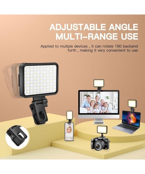 Selfie Light with 3 Light Modes, Rechargeable Selfie Light for Phone Camera iPad Laptop Makeup, TikTok Short Video & Live Stream Handy Gadget Selfie Light with 3 Light Modes, Rechargeable Selfie Light for Phone Camera iPad Laptop Makeup, TikTok Short Video & Live Stream Handy Gadget
