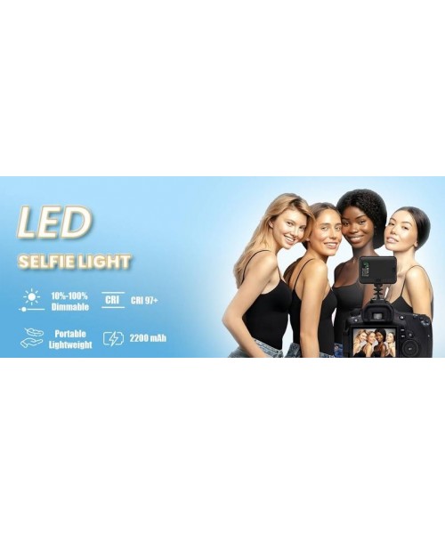 Selfie Light with 3 Light Modes, Rechargeable Selfie Light for Phone Camera iPad Laptop Makeup, TikTok Short Video & Live Stream Handy Gadget Selfie Light with 3 Light Modes, Rechargeable Selfie Light for Phone Camera iPad Laptop Makeup, TikTok Short Video & Live Stream Handy Gadget