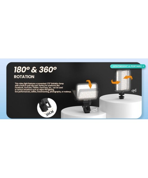 Selfie Light with 3 Light Modes, Rechargeable Selfie Light for Phone Camera iPad Laptop Makeup, TikTok Short Video & Live Stream Handy Gadget Selfie Light with 3 Light Modes, Rechargeable Selfie Light for Phone Camera iPad Laptop Makeup, TikTok Short Video & Live Stream Handy Gadget