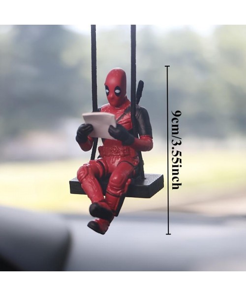 Car Rearview Mirror Hanging Ornament, Cute Swing Figure Car Interior Decoration, Comic Book Superhero Design Rearview Mirror Decor, Car Decor Car Rearview Mirror Hanging Ornament, Cute Swing Figure Car Interior Decoration, Comic Book Superhero Design Rearview Mirror Decor, Car Decor