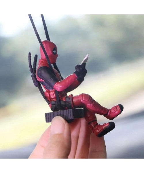Car Rearview Mirror Hanging Ornament, Cute Swing Figure Car Interior Decoration, Comic Book Superhero Design Rearview Mirror Decor, Car Decor Car Rearview Mirror Hanging Ornament, Cute Swing Figure Car Interior Decoration, Comic Book Superhero Design Rearview Mirror Decor, Car Decor